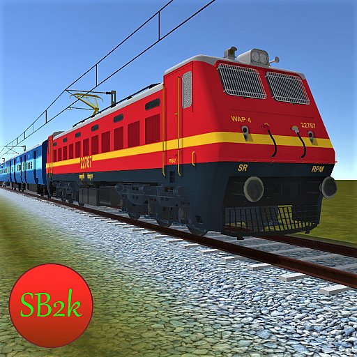 Indian Train Crossing 3D APK download icon