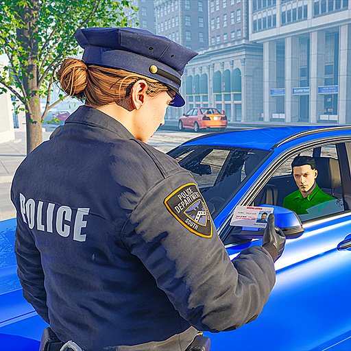 Police Simulator Cop Games APK download icon