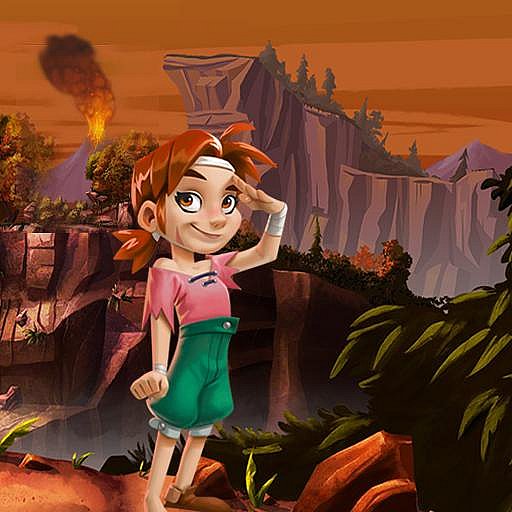 Volcano Island APK download icon